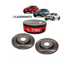 Par de Discos de Freno Delanteros Ventilados TRW – VW Gol / Saveiro / Voyage